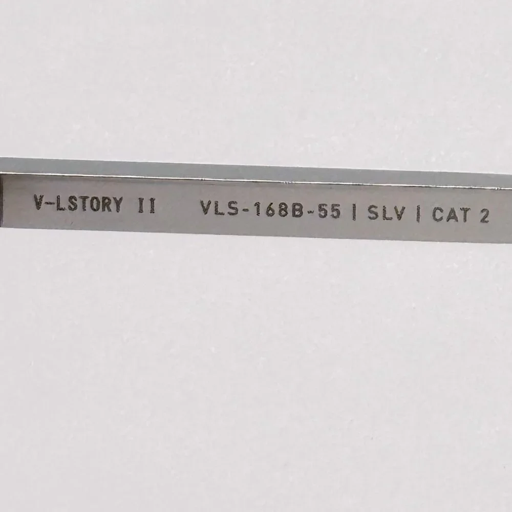 NEW VALENTINO SUNGLASSES VLS-168B LIMITED EDITION SILVER/BLUE UNISEX EYEWEAR